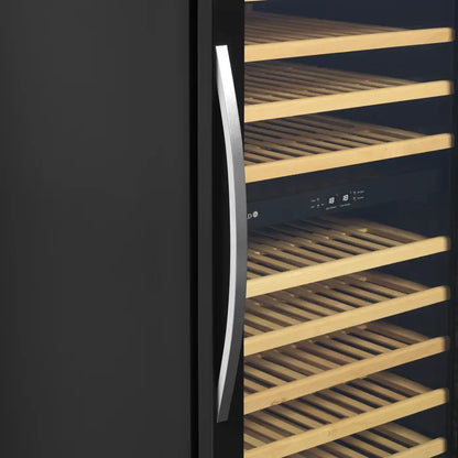 TefCold TFW200F - curved stainless steel handle detail