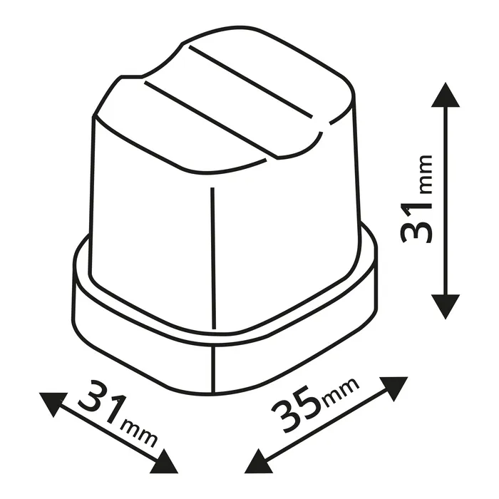 TefCold TC37 - ice cube dimensions