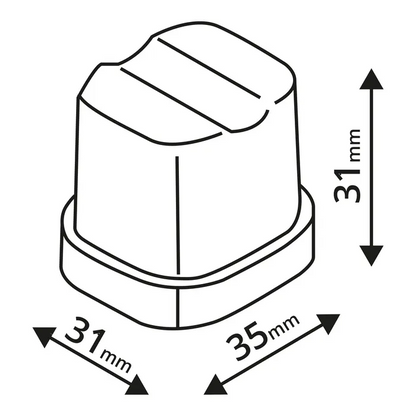 TefCold TC37 - ice cube dimensions