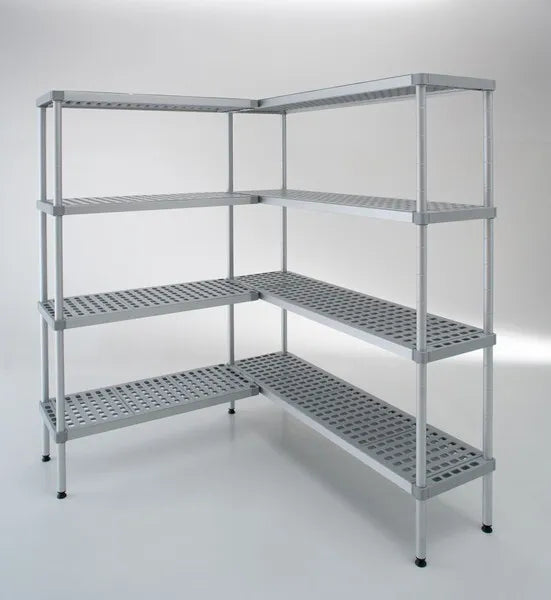 Example of TefCold shelf rack system kit installed in a cold room