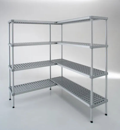 Example of TefCold shelf rack system kit installed in a cold room