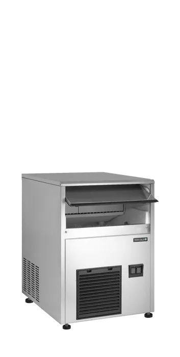 TefCold TC37 - door open showing storage bin