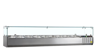 TefCold G-Line GVC38-200 Gastronorm Topping Shelf GN1/3 - front view