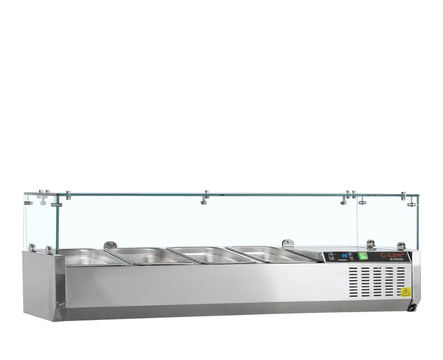 TefCold G-Line GVC33-120 Gastronorm Topping Shelf - front view