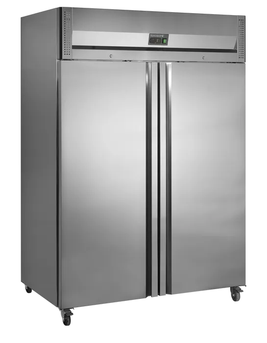 TefCold RK1420X1 Gastronorm Solid Door Refrigerator - front view